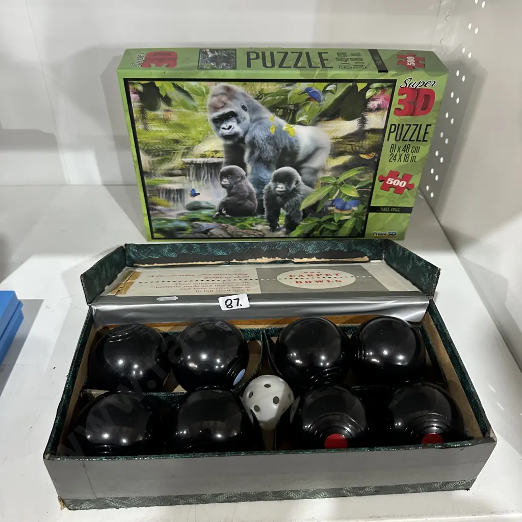 carpet bowls, 3D puzzel Image 1++