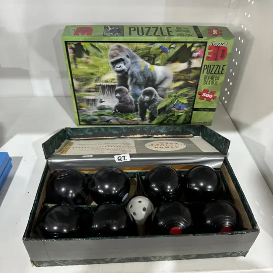 carpet bowls, 3D puzzel