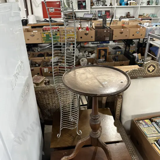wine table and CD stand