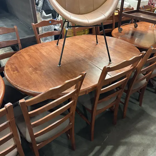 dining table and 6 chairs