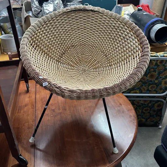 vinatge wicker chair (some damage)