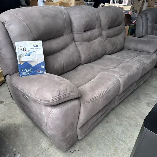 3 seater electric sofa ex  harvey Norman (expensive) plus fabric protector