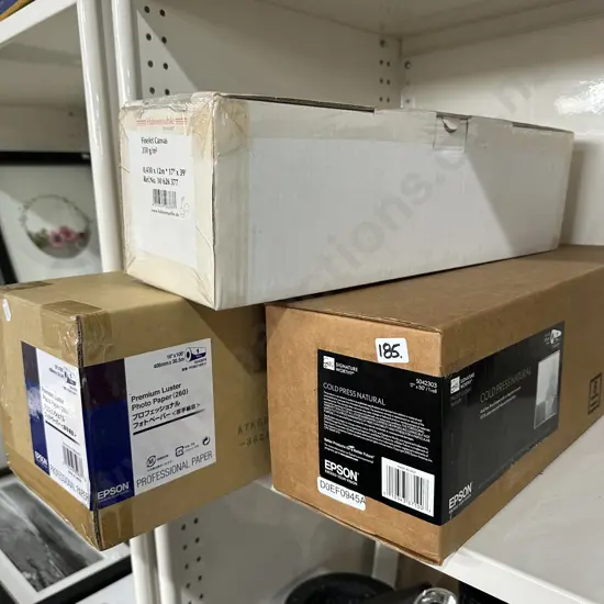 3 boxes of professional paper
