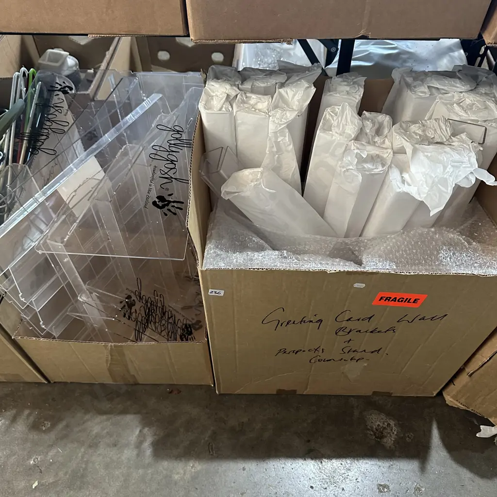 Perspex display stands. Image 1++