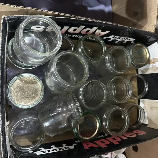 9 Large and 13 small Agee jars etc.