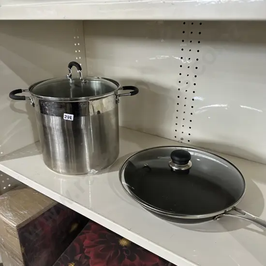 stock pot and sauce pan