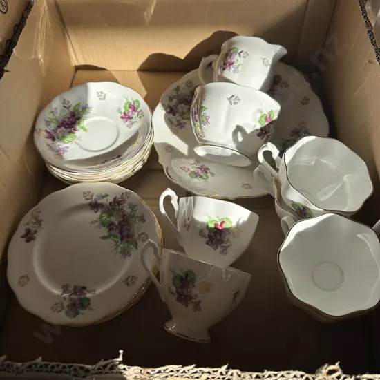 Queen Ann china tea set.