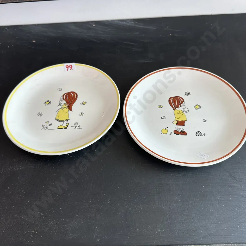 Pr Kelston Ceramics (CL) 1970s plates Image 1++