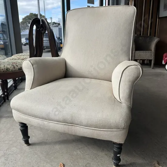 Turn of the century French occasional chairs purchased from Les Puces in Paris