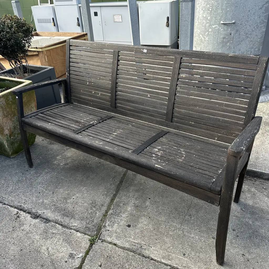 wooden garden seat Image 1++