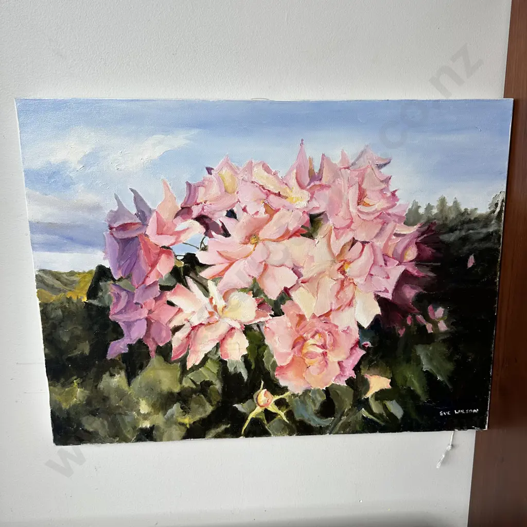 Sue Wilson Roses painting 600 x 450 Image 1++