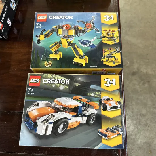 2 x Creator  boxed LEGO all complete
