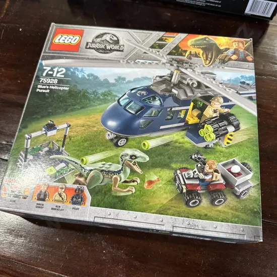 Blue's helicopter pursuit boxed LEGO all complete
