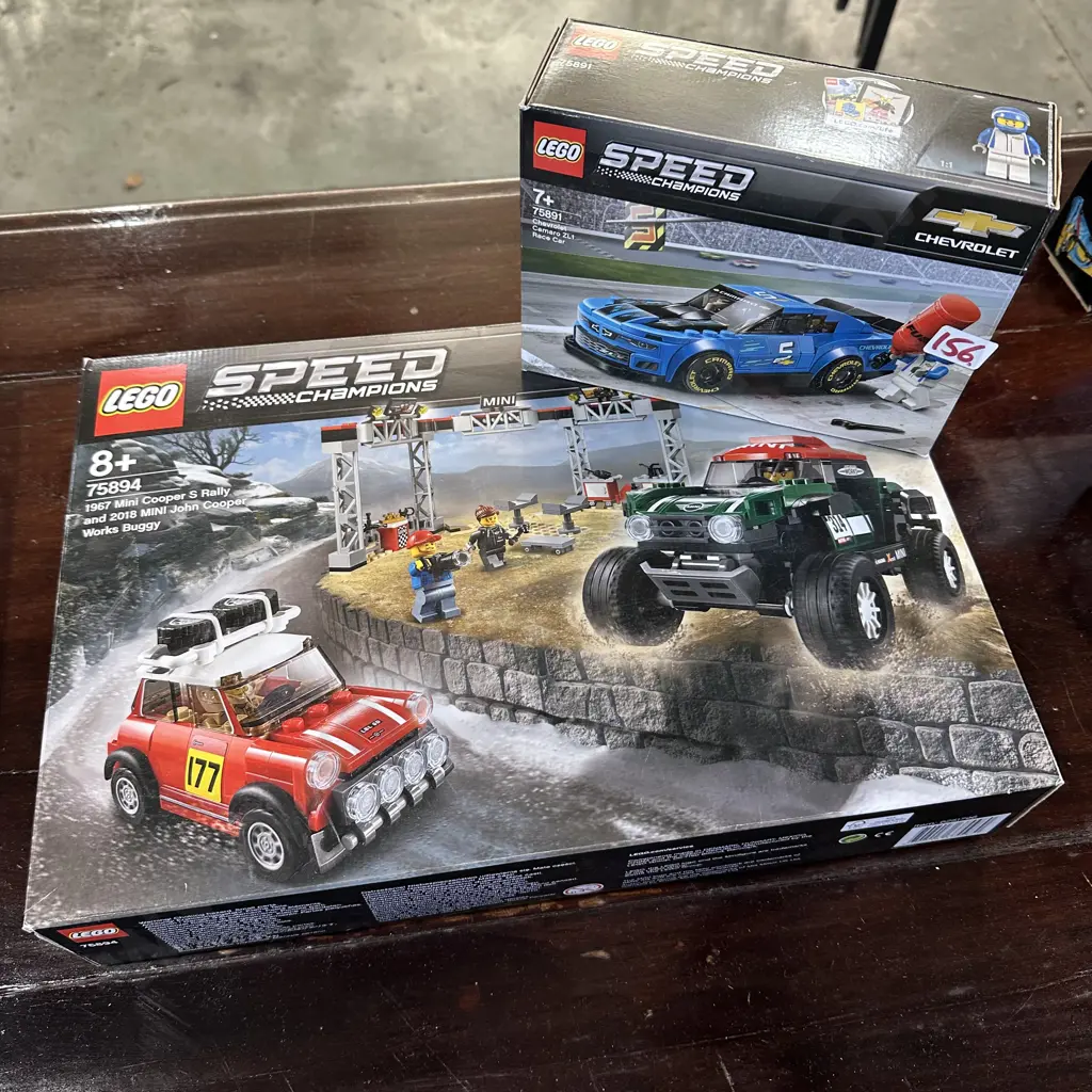 2 x Speed champion boxed LEGO all complete Image 1++