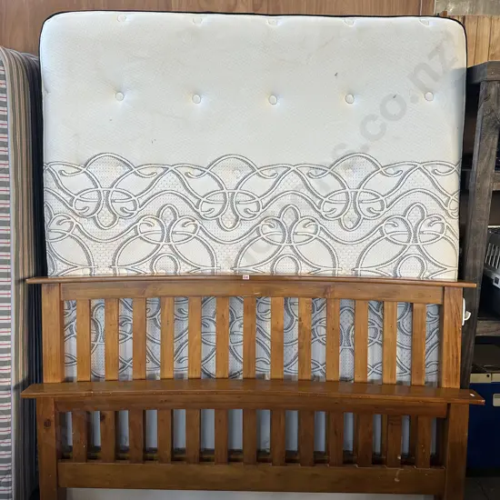 King size slat bed