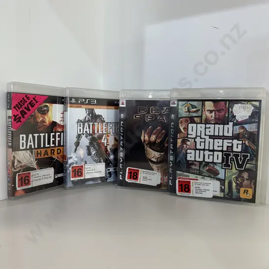 4 x PS3 games