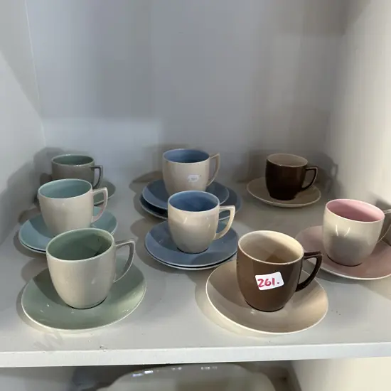 vintage Branksome coffee cups
