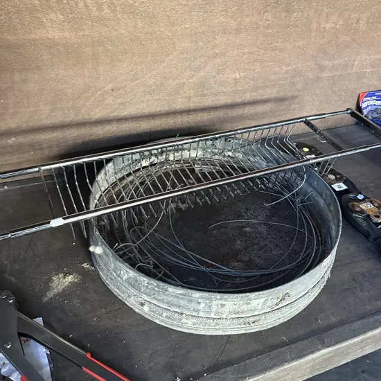 soil sieve & bath rack
