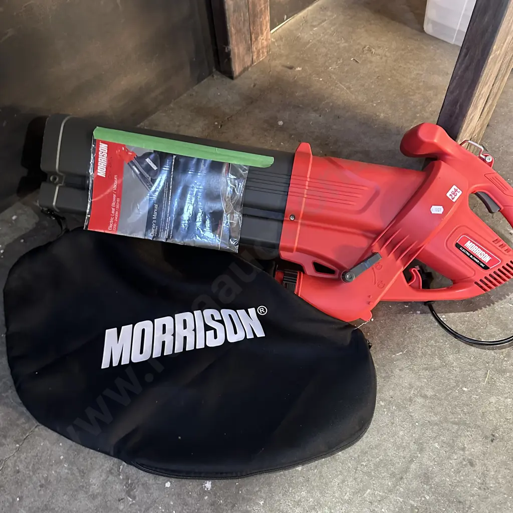as new Morrison blower vac Image 1++
