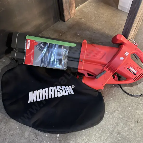 as new Morrison blower vac