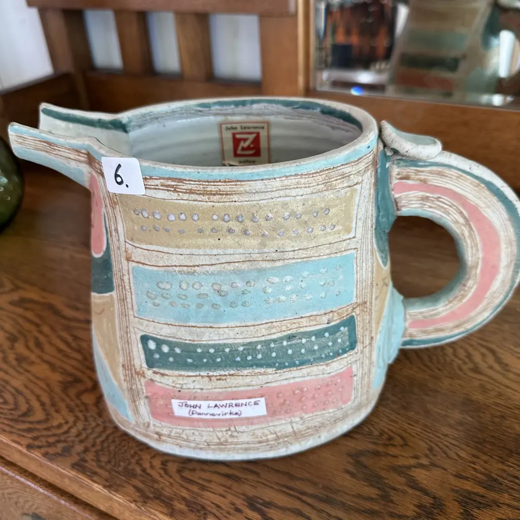 John Lawrence studio pottery jug Image 1++