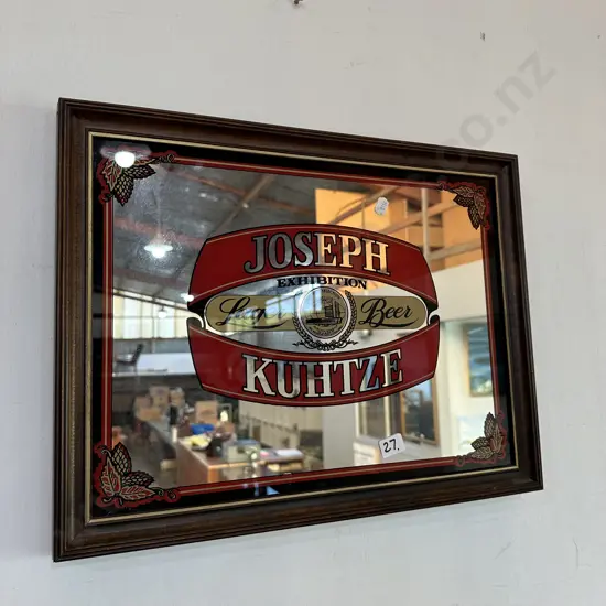 Joseph Kuhtze advertising mirror