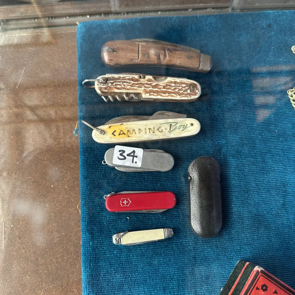 pocket knife collection x 6 Image 1++
