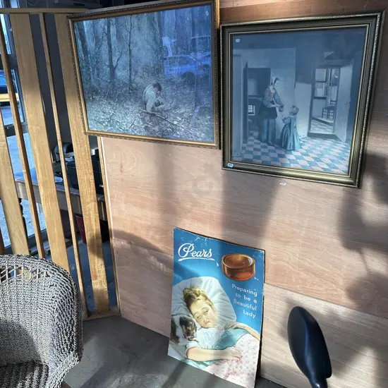2 prints and poster
