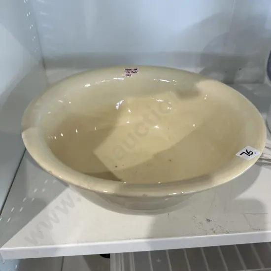Crown Lynn "Tiki mark" mixing bowl
