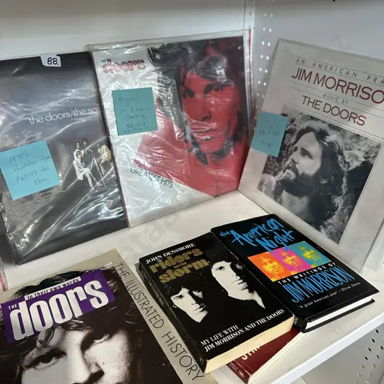 Jim Morrison & Doors collection (see lot details and other photo)