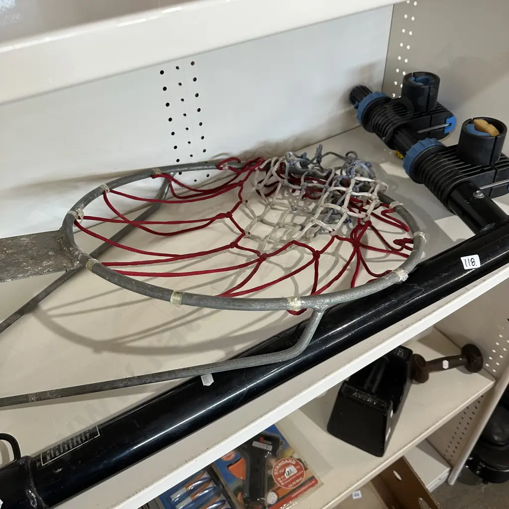 bike rack & basketball hoop Image 1++