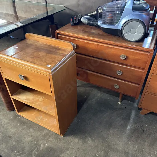 lowboy and bedside