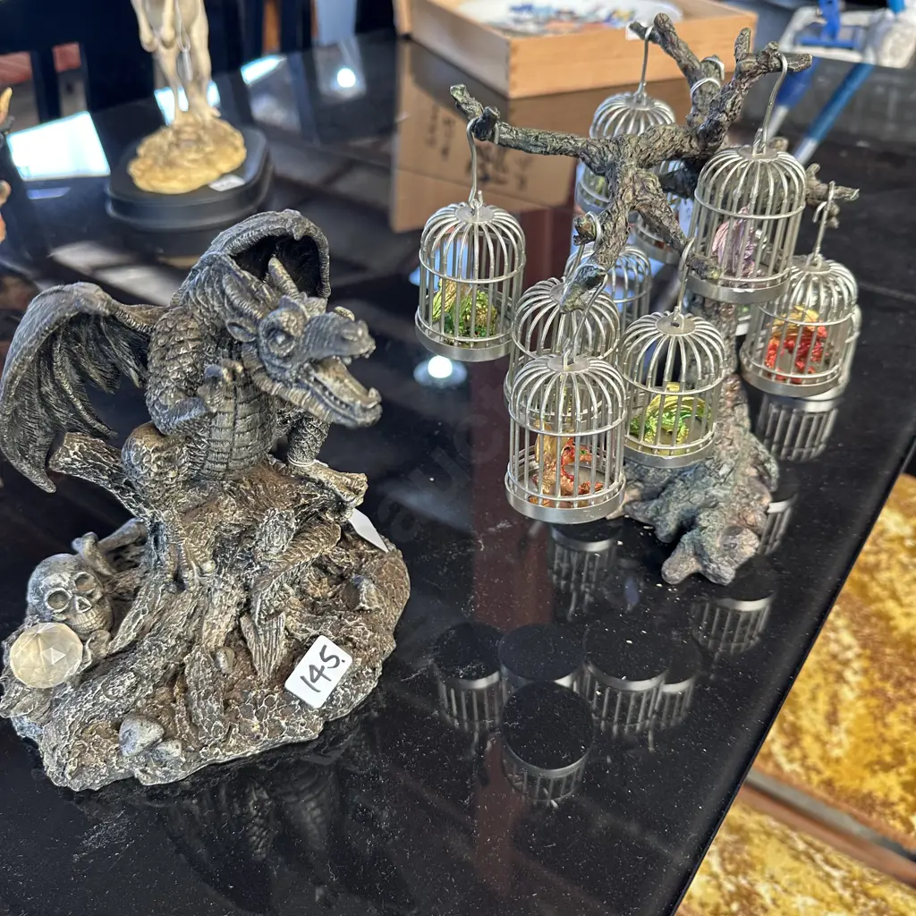 caged baby dragons & mother Image 1++
