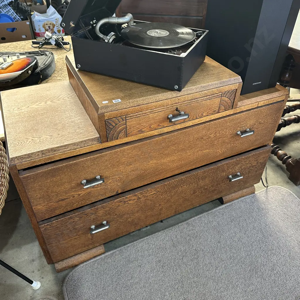 Oak Art Deco dresser Image 1++