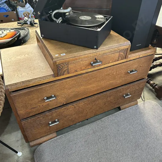 Oak Art Deco dresser