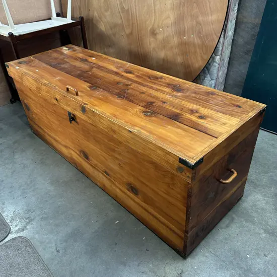 large solid wooden trunk 1740mm