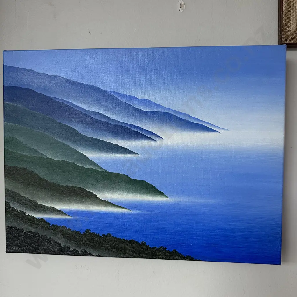 Acrylic "coastal mist" by Robyn Schroeder Image 1++