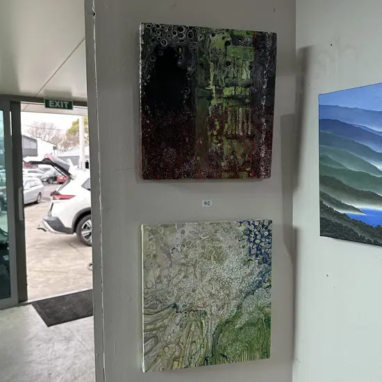 2 paintings by Amanda Armstrong