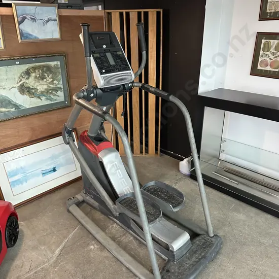 FreeMotion elliptical machine with premium sound system