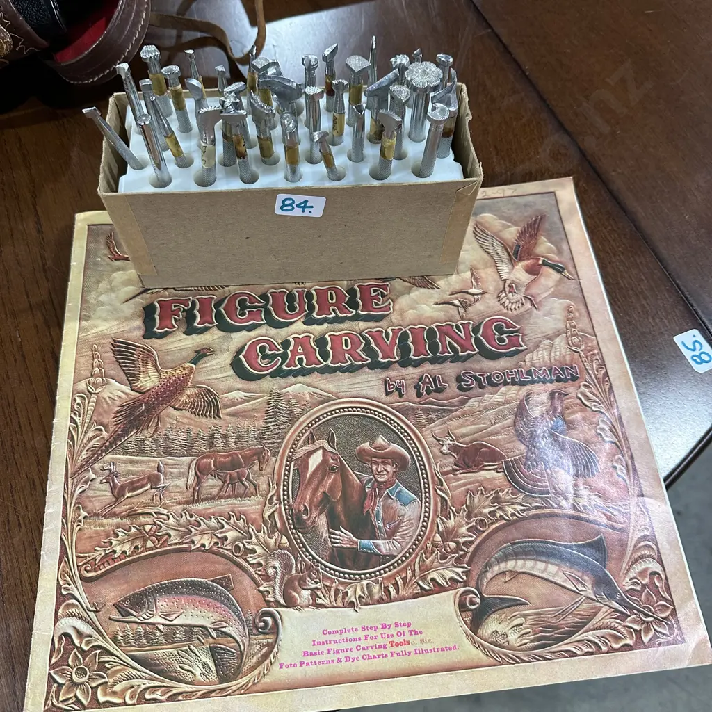 set 37 leather working "Craftools" plus Al Stohlman booklet Image 1++
