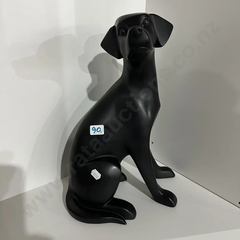 plaster Art Deco dog 34cm Image 1++