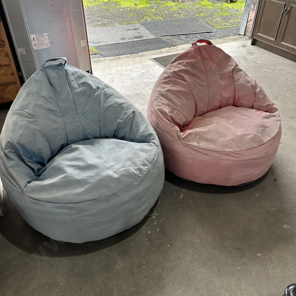 2 outdoor beanbags Image 1++