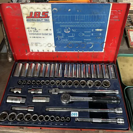J.B.S. Industrial socket set - not complete (Sidchrome ratchet driver)