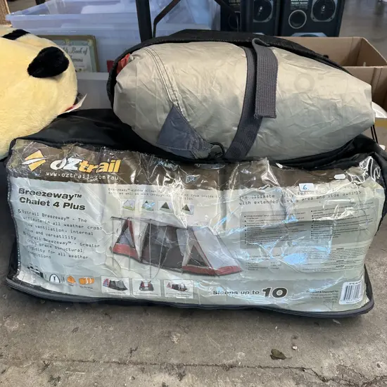 OZtrail 10 person tent - sold as complete and good