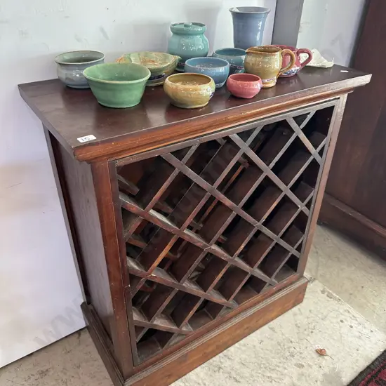 Wooden wine cabinet 800 x 700