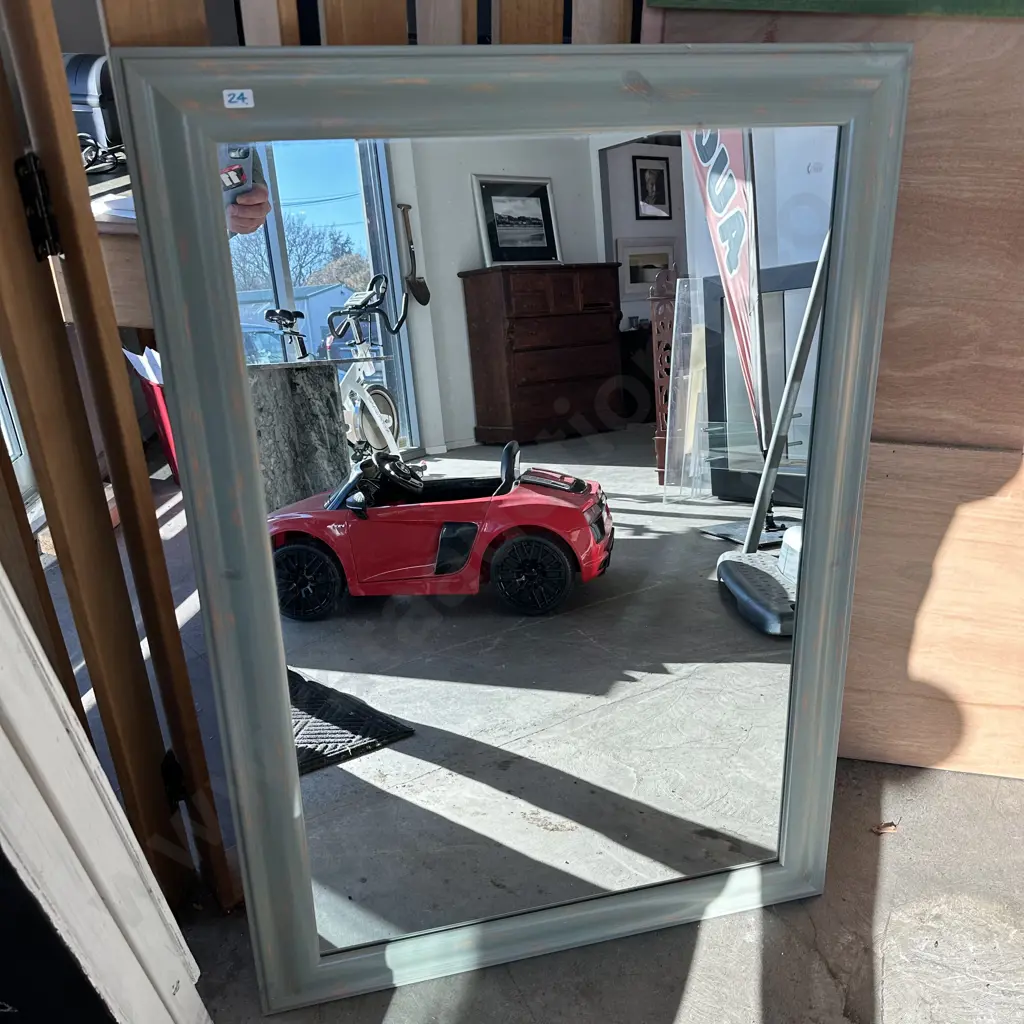 wooden framed mirror 1100 x 750mm Image 1++
