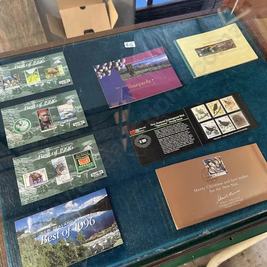 collection of stamps & packs