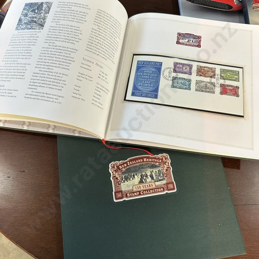 NZ heritage stamp collection Image 1++