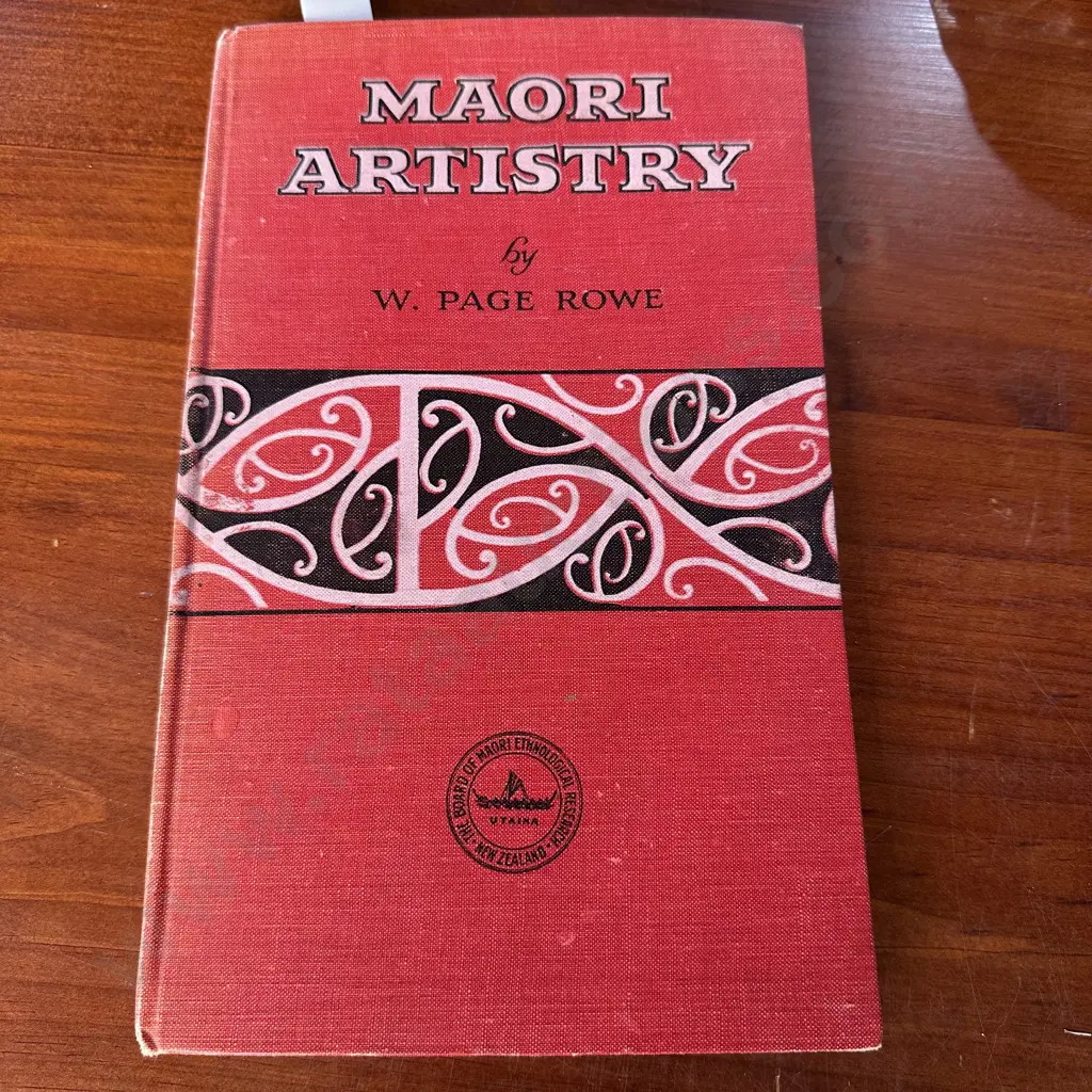 Book - Maori Artistry by W. Page Rowe Image 1++