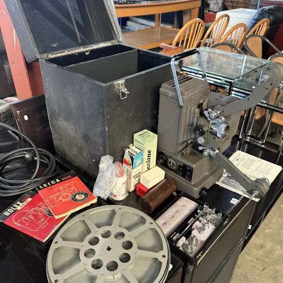 Paillard Type G projector and case etc.